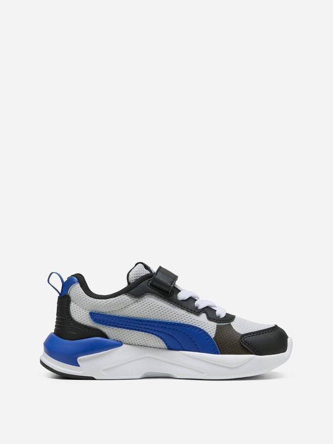 PUMA X-Ray 3 LT AC+ PS Glacial Gray-Vivid Blue Sneakers - Image 5